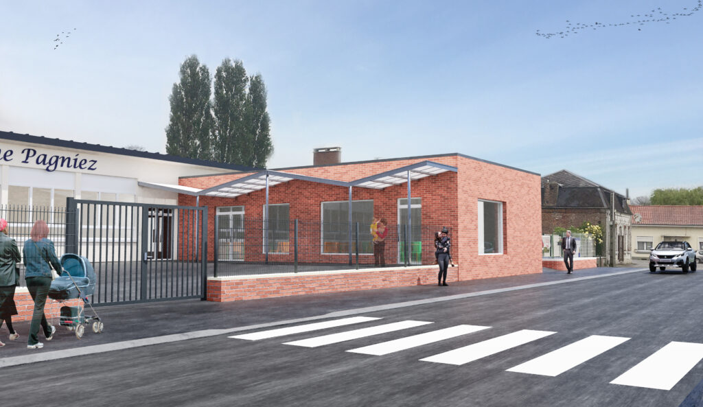 Extension de l'école communale de Cauroir Architecte à Cambrai